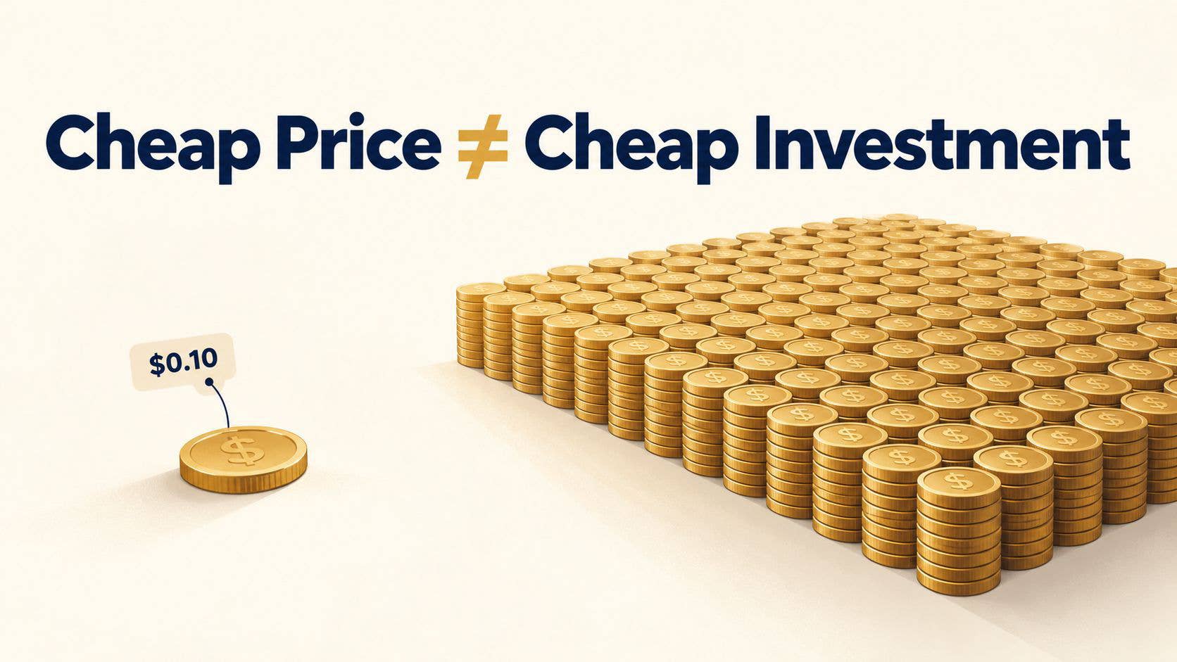 Cheap Price Does Not Equal Cheap Investment
